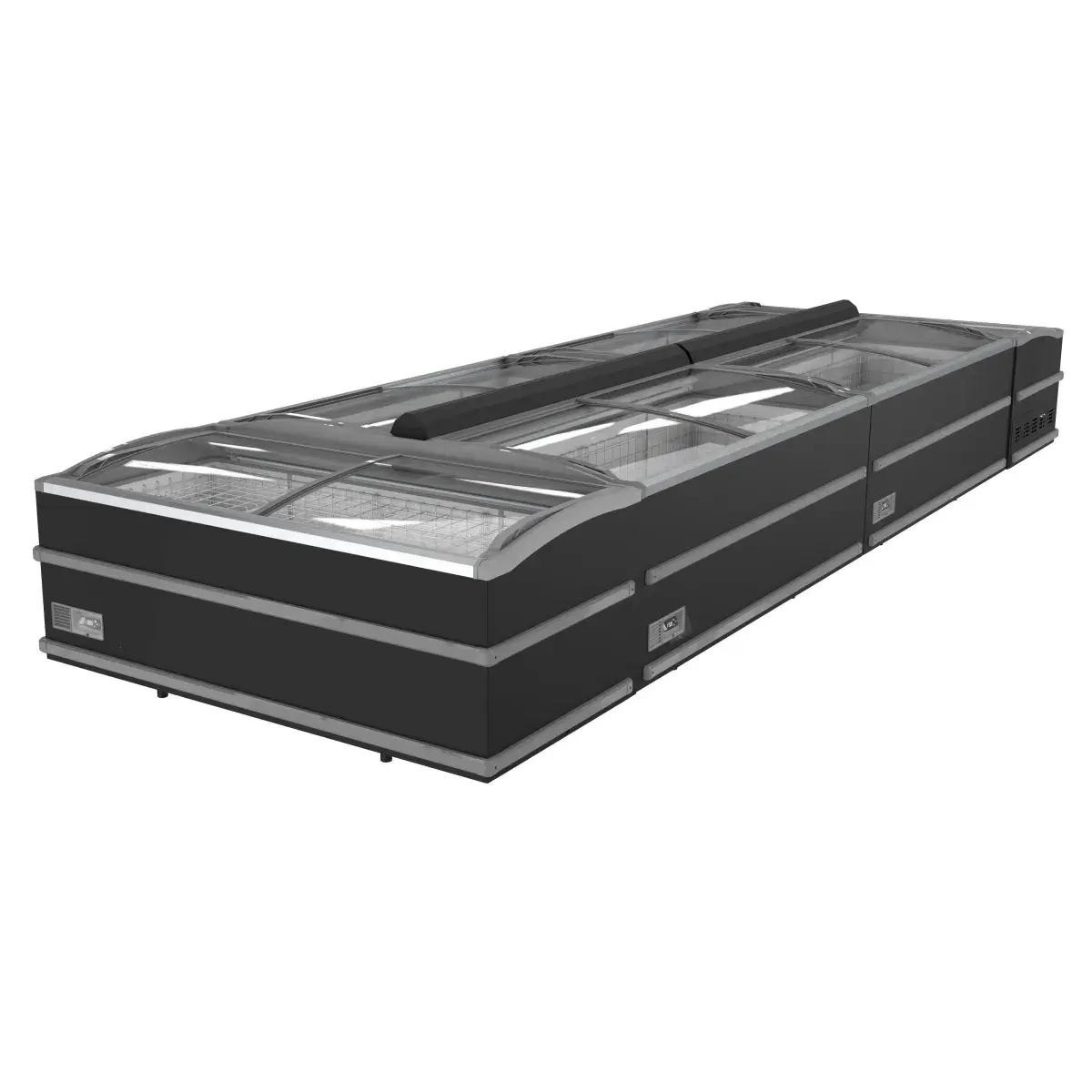 supermarkt vrieskist zwart kop element automatische ontdooiing - image 2