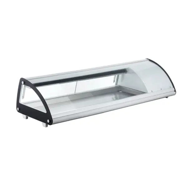 Sushi display 5x GN 1/3, Arktic, 230V/160W, 1307x445x(H)327mm - Main Image