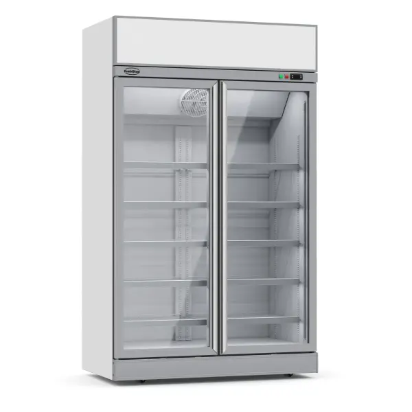 VRIESKAST 2 GLASDEUREN INS-1000F **Let op, er is sprake van een hogere inschakelstroom waardoor een automaat met C karakteristiek noodzakelijk is.** - Main Image