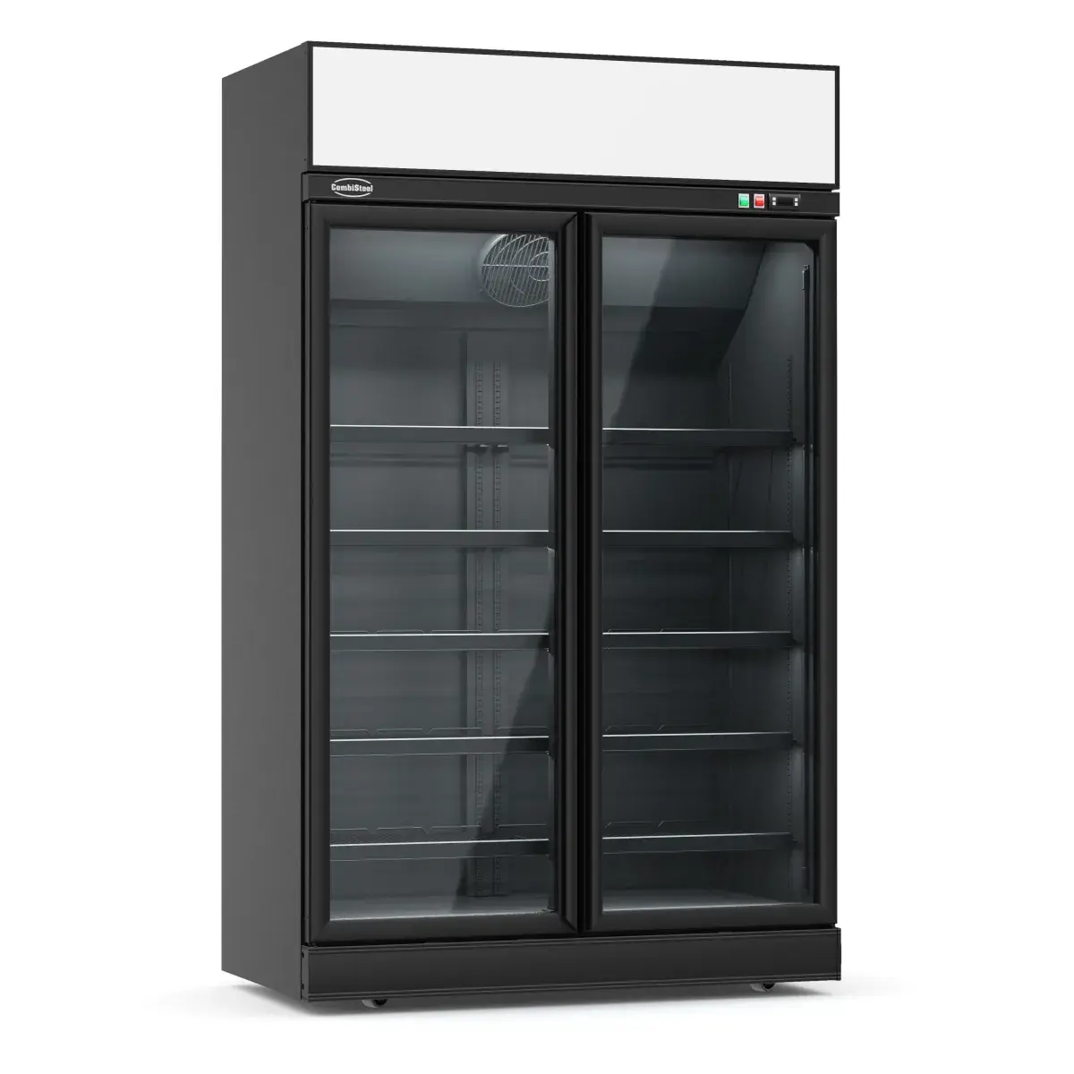 vrieskast 2 glasdeuren zwart ins-1000f bl **let op, er is sprake van een hogere inschakelstroom waardoor een automaat met c karakteristiek noodzakelijk is.** - main image