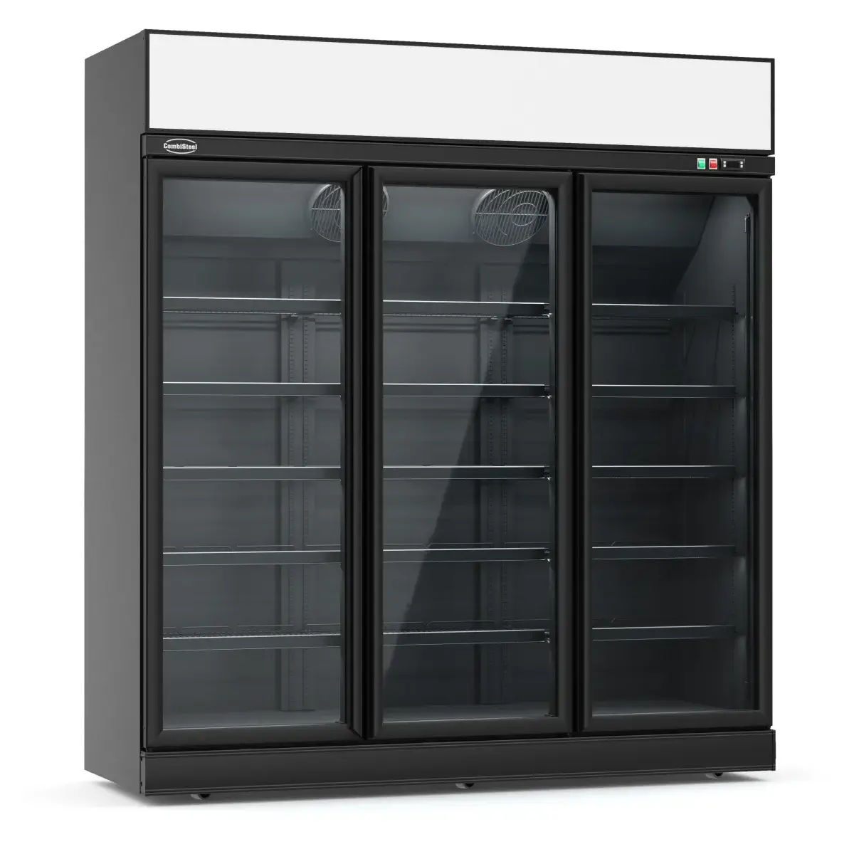vrieskast 3 glasdeuren zwart ins-1530f bl **let op, er is sprake van een hogere inschakelstroom waardoor een automaat met c karakteristiek noodzakelijk is.** - main image