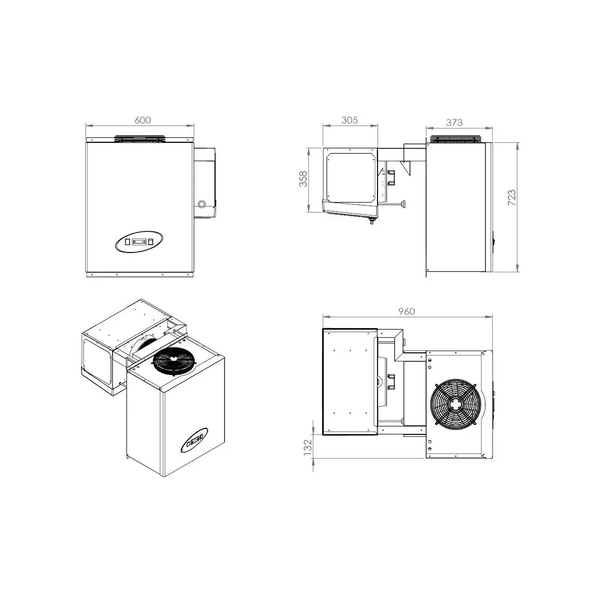 wandunit inhang koel 9,1-13 m3 - image 2