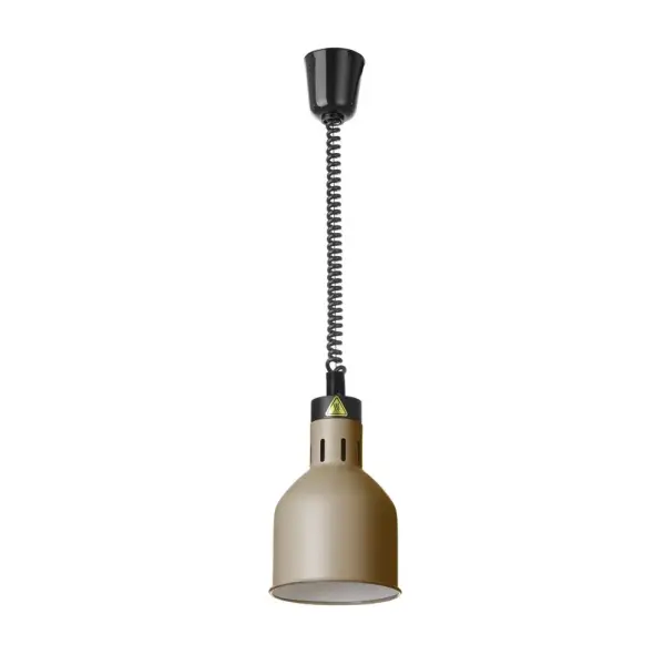 Warmtelamp verstelbaar cilindrisch, HENDI, Beige, 230V/250W, ⌀175x(H)250mm - Main Image