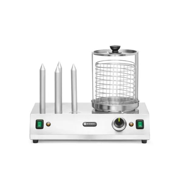 Worst en hotdogbroodjes warmer, HENDI, 220-240V/550W, 500x310x(H)395mm - Main Image