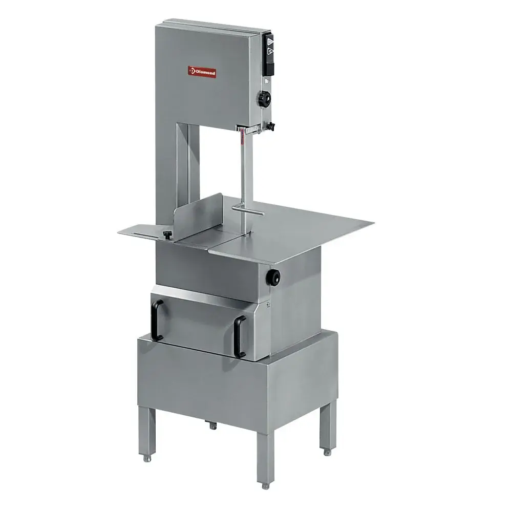 Beenderzaag in R.V.S. op onderstel, 2400 mm, 700 toeren/min - Main Image