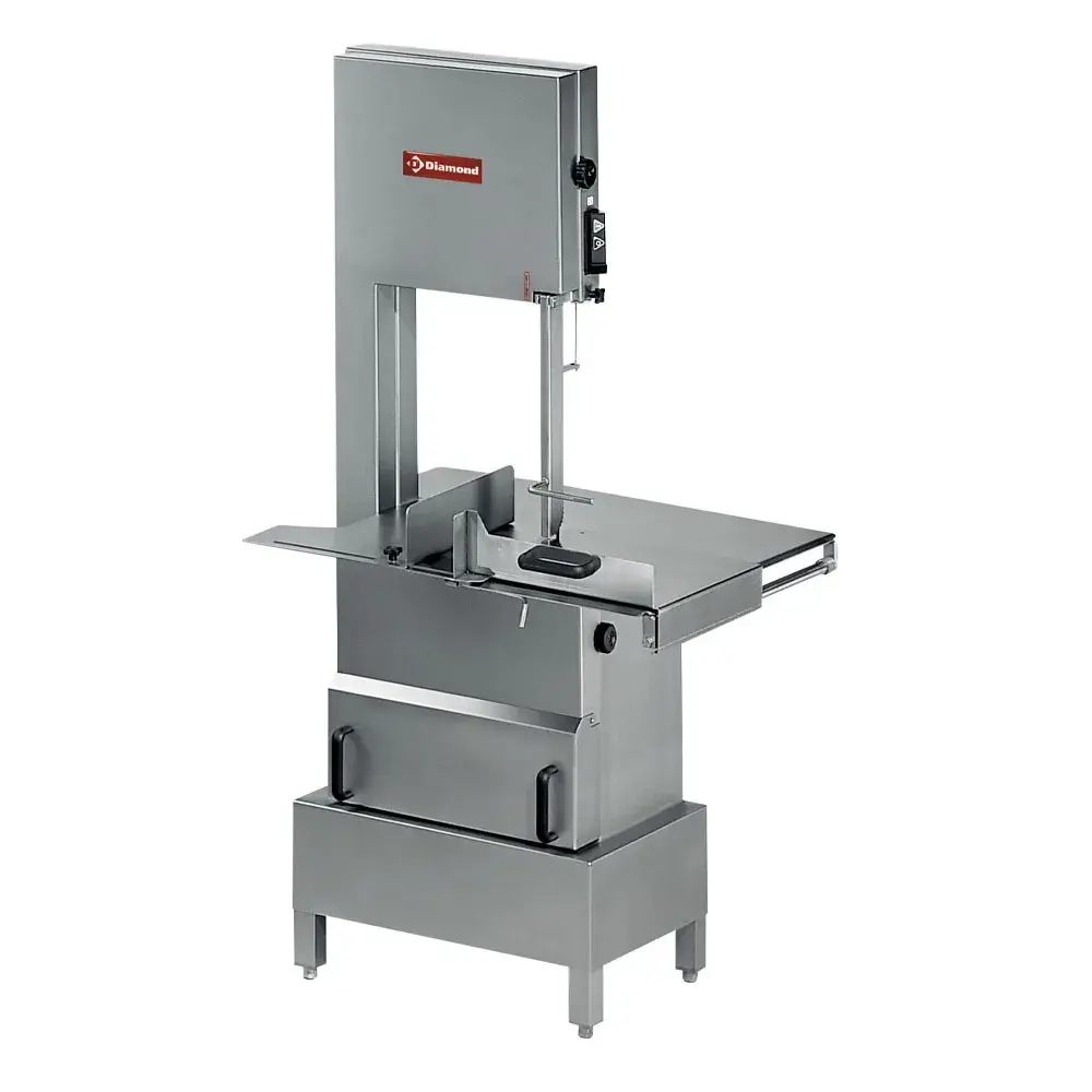 Beenderzaag in R.V.S. op onderstel, 3000 mm, 700 toeren/min - Main Image