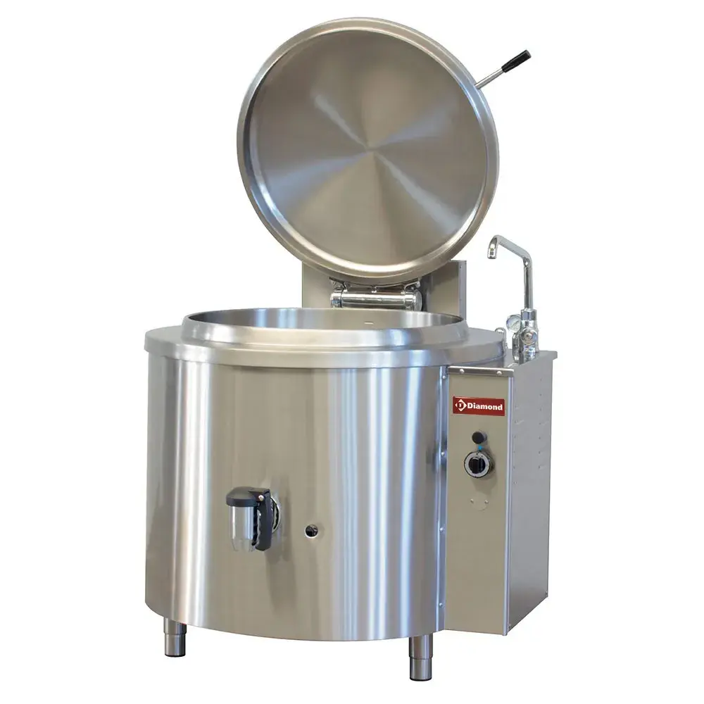 Boiling pan gas 200 liters, indirect heating - Main Image