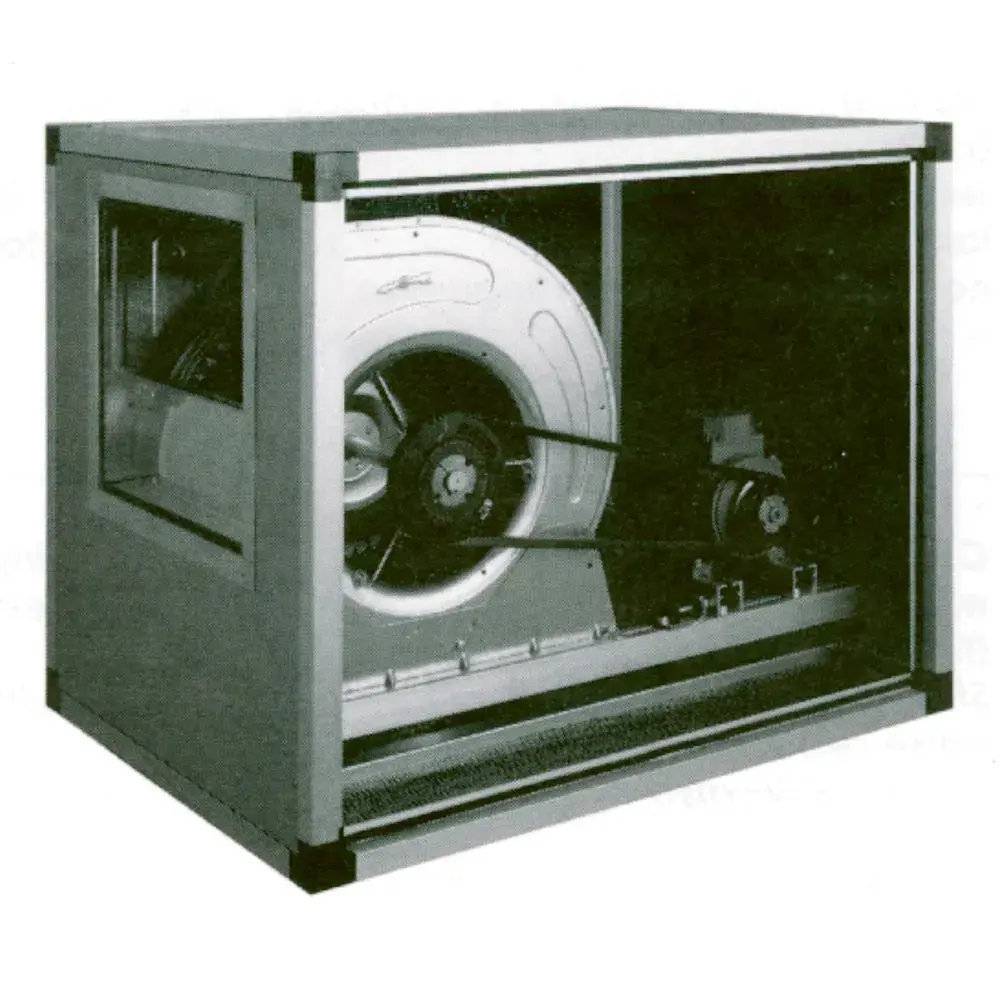 Centrifugale ventilator met omkasting, riemgedreven, 2 snelheden, 5000 m³/u - Main Image