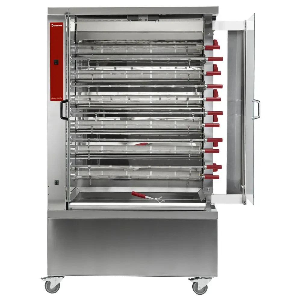 Chicken gas roaster, 11 spits (66 chickens) - Main Image