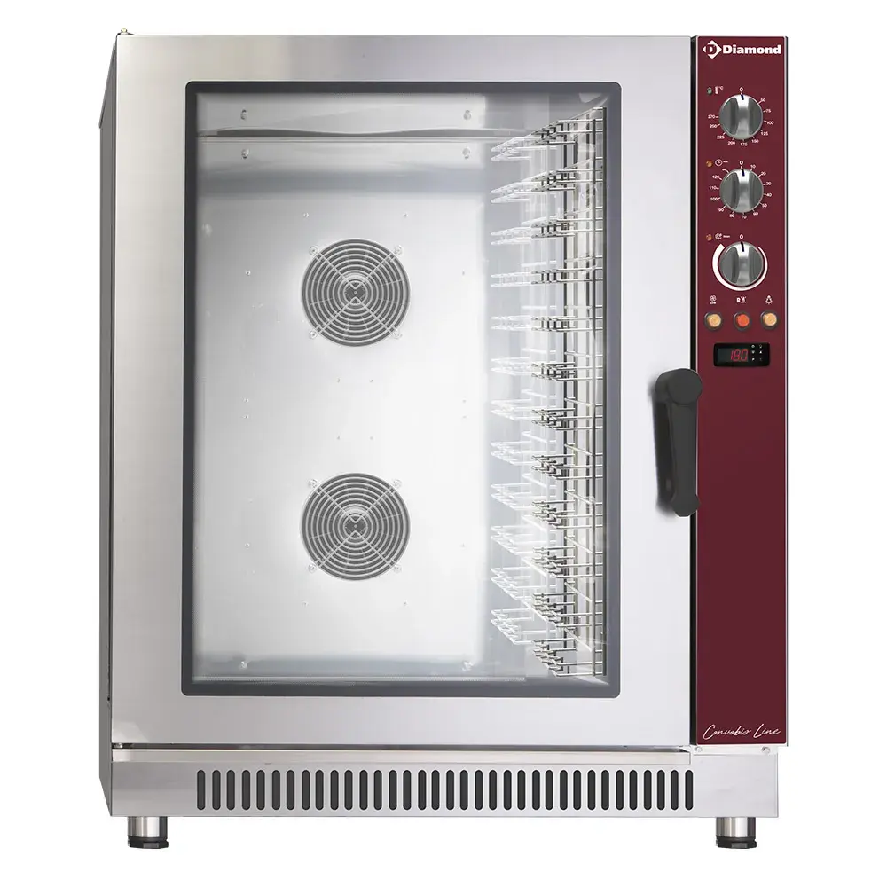 Convectie oven op gas, 12x EN(GN) automatische bevochtiger - Main Image