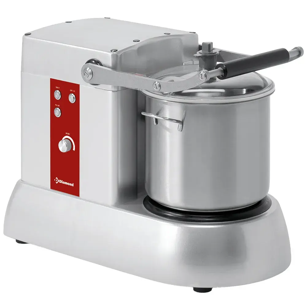 Cutter in R.V.S., 15 liter, tafelmodel, met snelheidsregelaar - Main Image