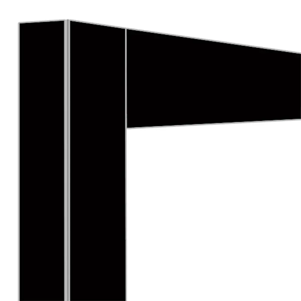 Deco vitrine 530Lt. zwart mat - Main Image