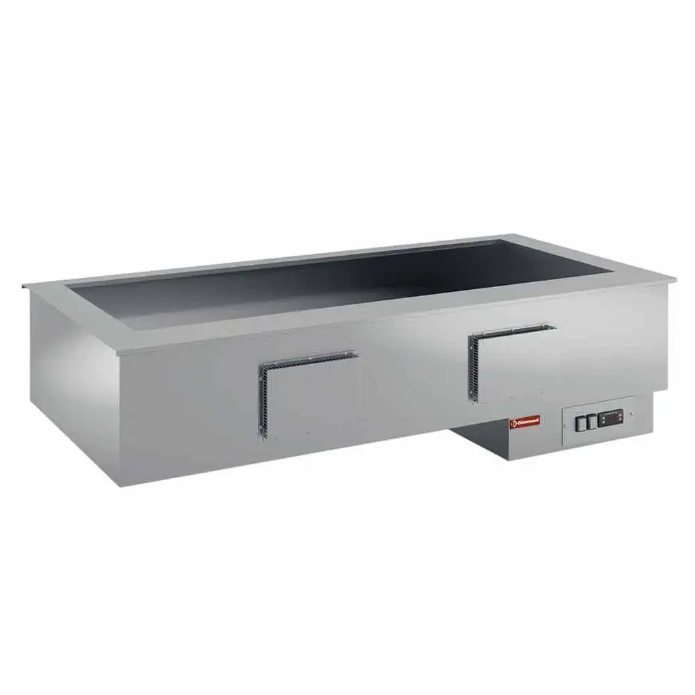 Droog bain-marie element, geventileerd, kuip 3x GN 1/1 - Main Image