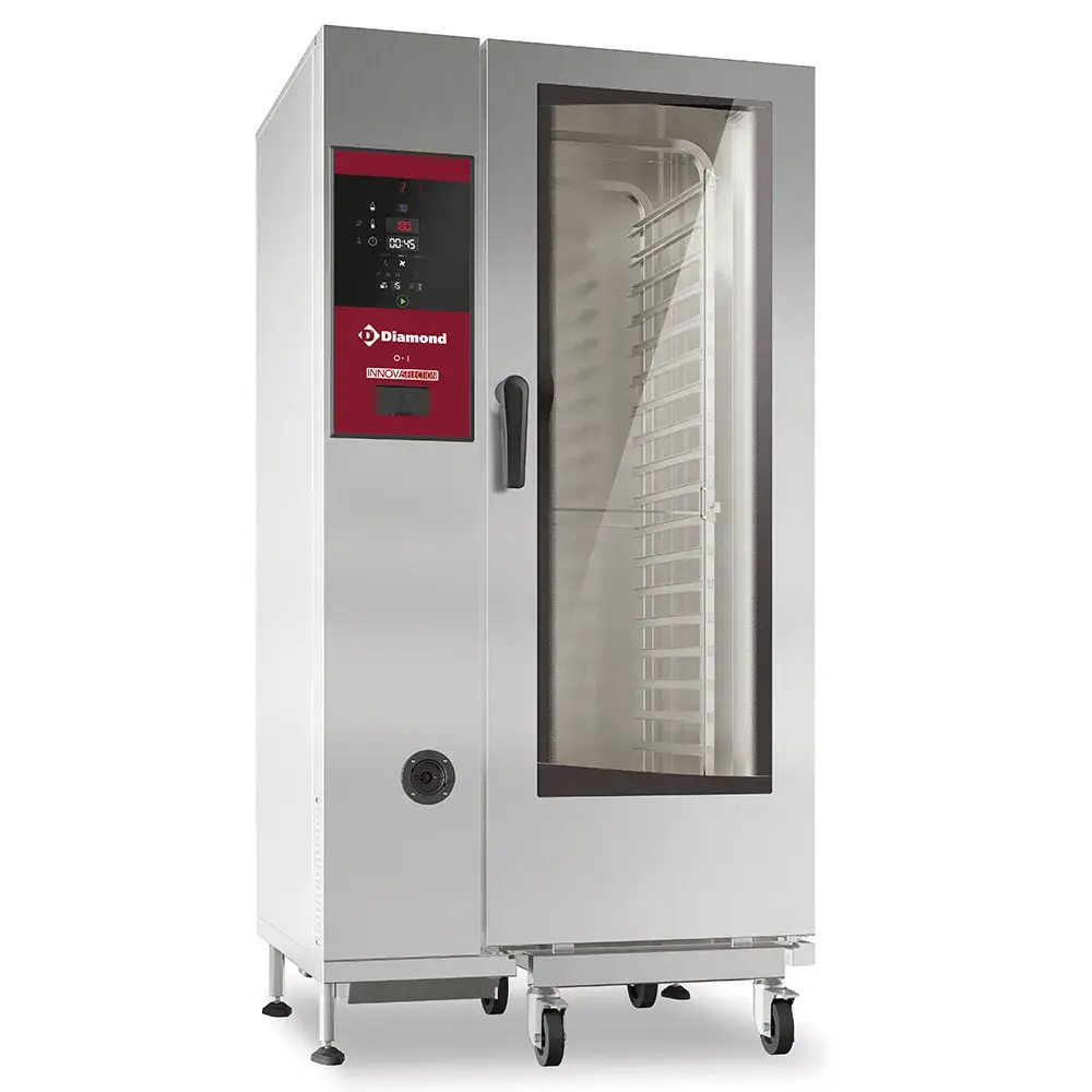 Electric oven boiler steam and convection 20x GN1/1 + Cleaning - Main Image