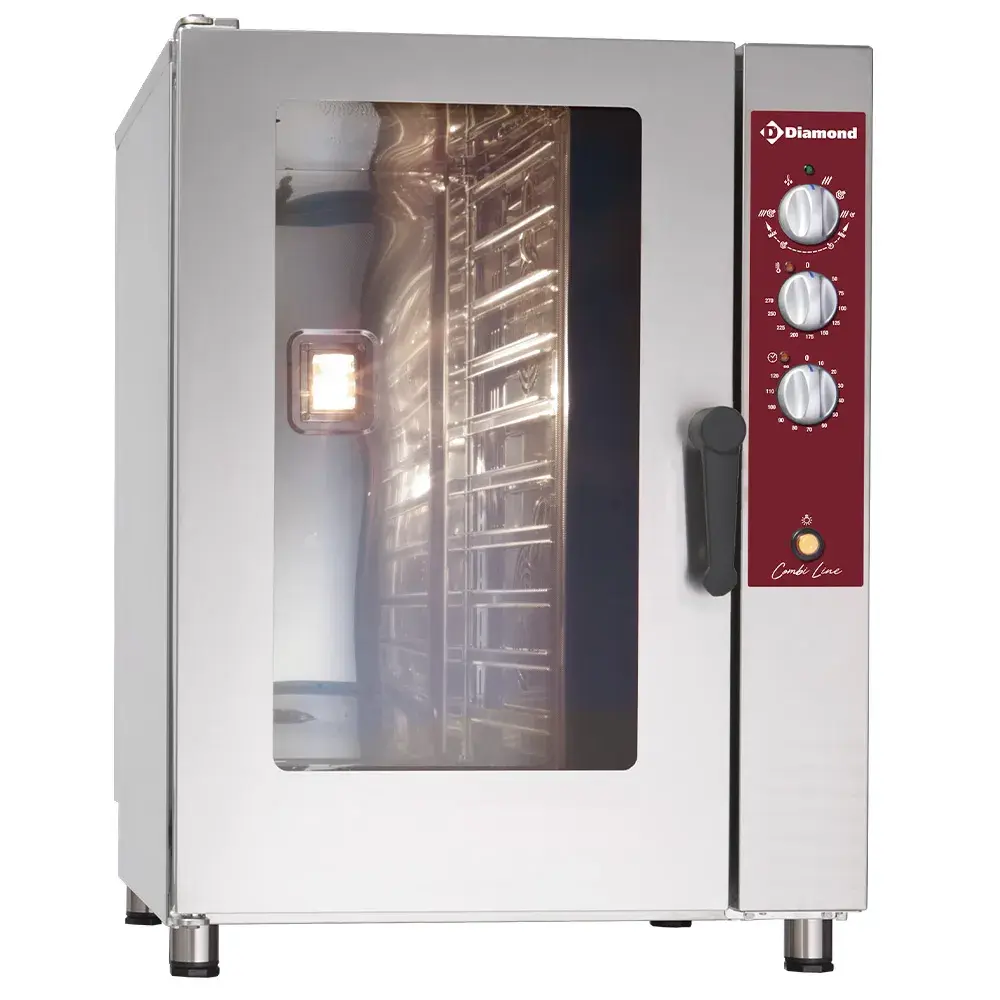 Elektrische stoom/convectieoven, 10x GN 1/1
