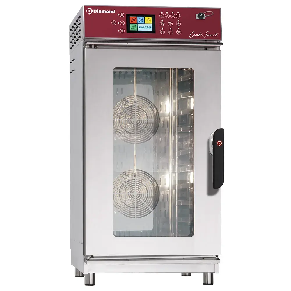 Elektrische stoom/convectieoven, 11x GN1/1 Touch Screen + Auto-Cleaning