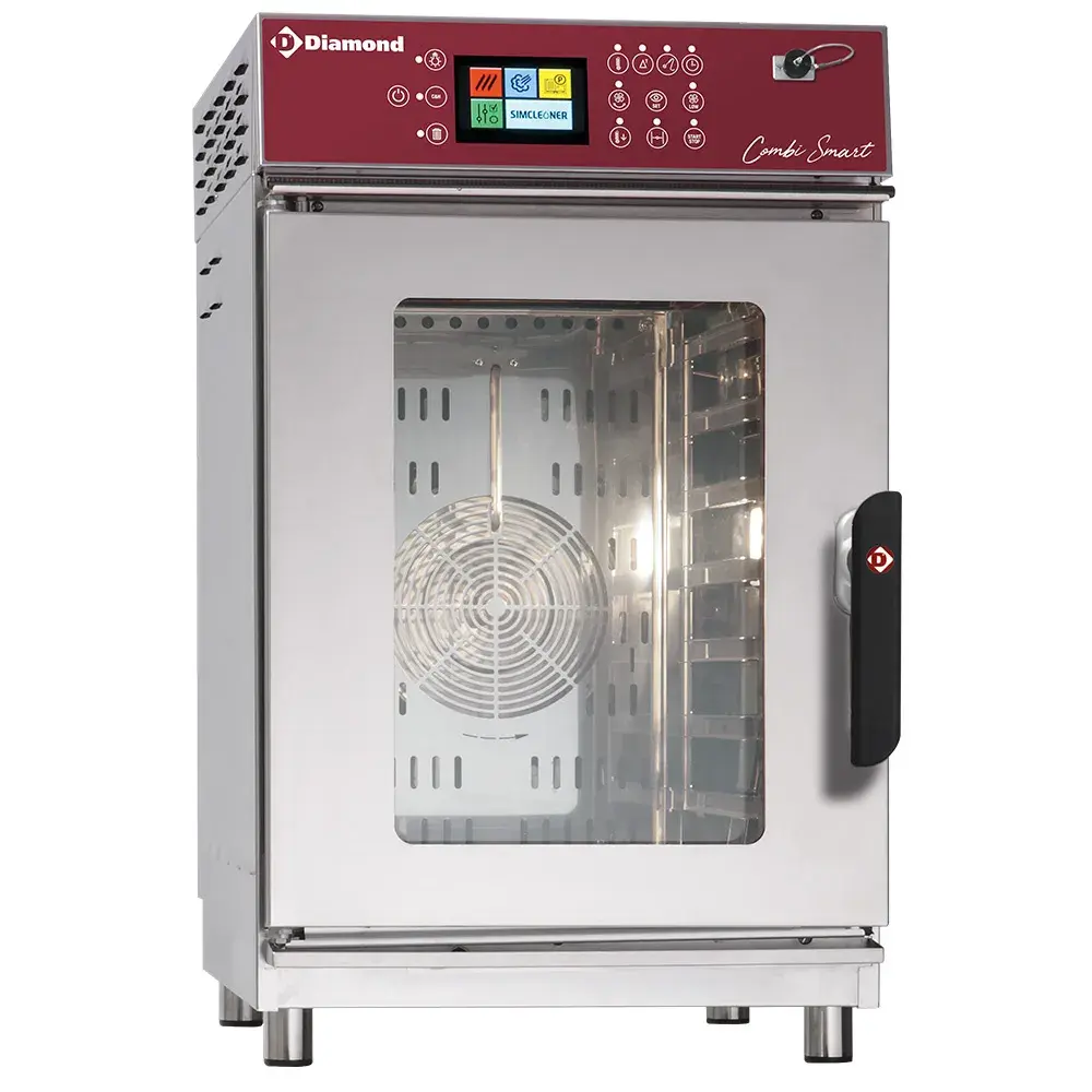 Elektrische stoom/convectieoven, 7x GN1/1 Touch Screen + Auto-Cleaning