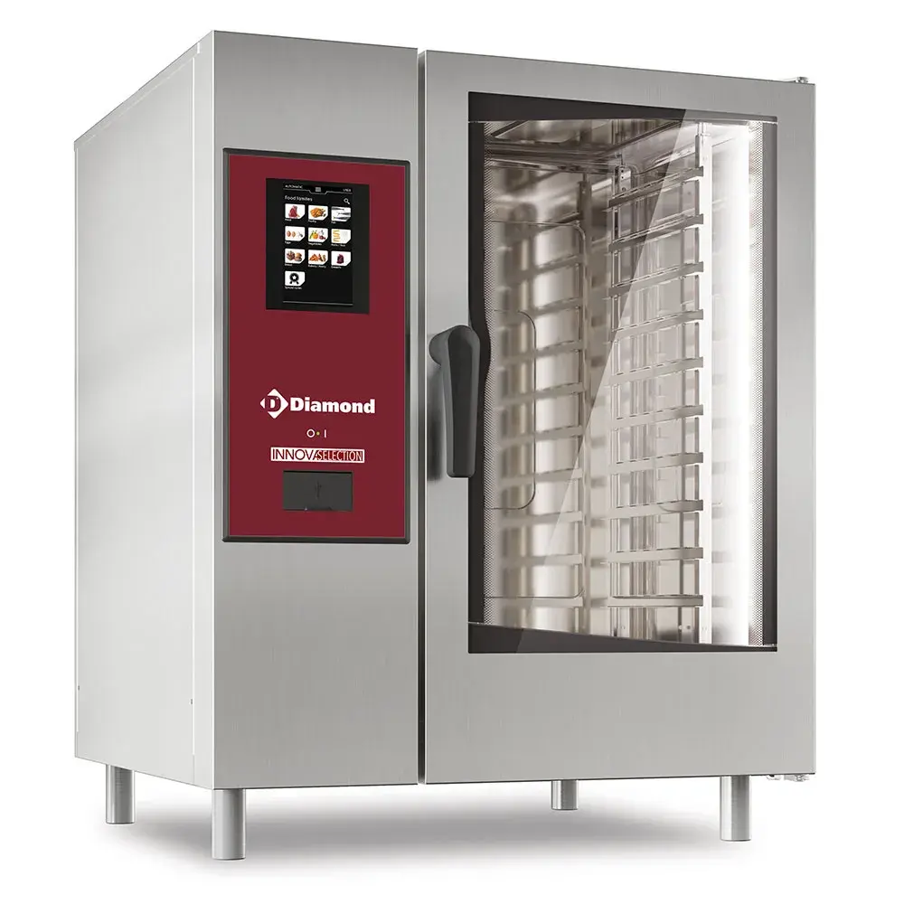 Electric oven "TOUCH" boiler steam and convection 10xGN1/1+ Cleaning - Main Image