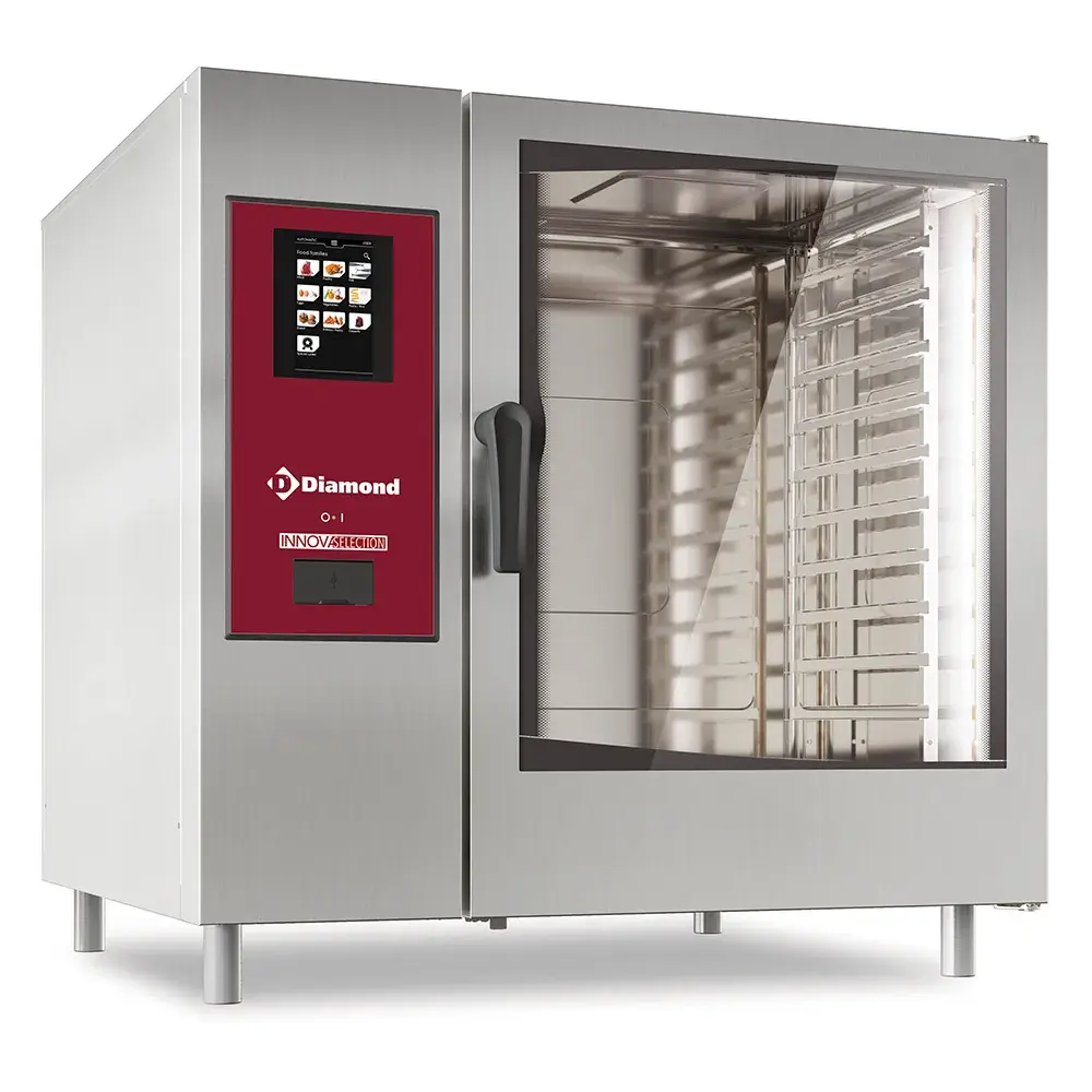 Electric oven "TOUCH" boiler steam and convection 10xGN2/1+ Cleaning - Main Image