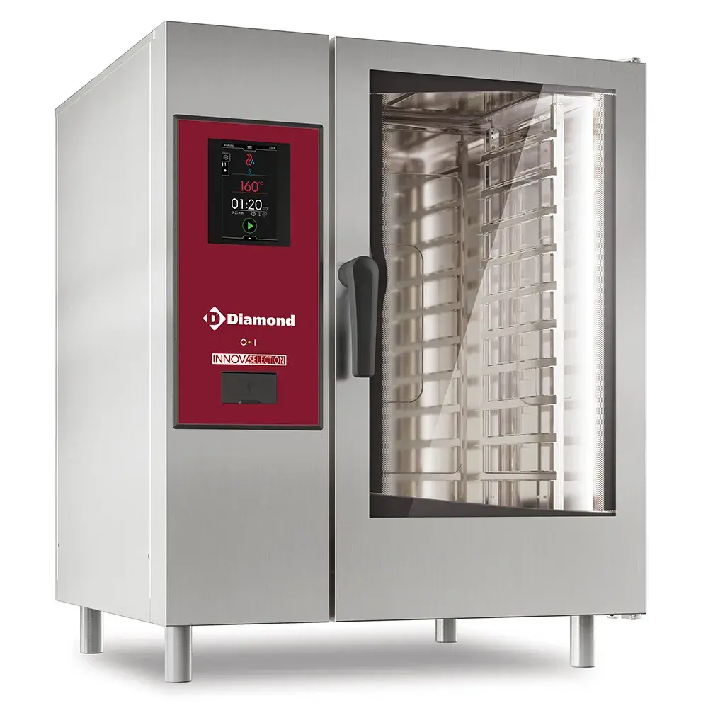 Electric oven "TOUCH" direct steam and convection 10x GN 1/1 + Cleaning - Main Image