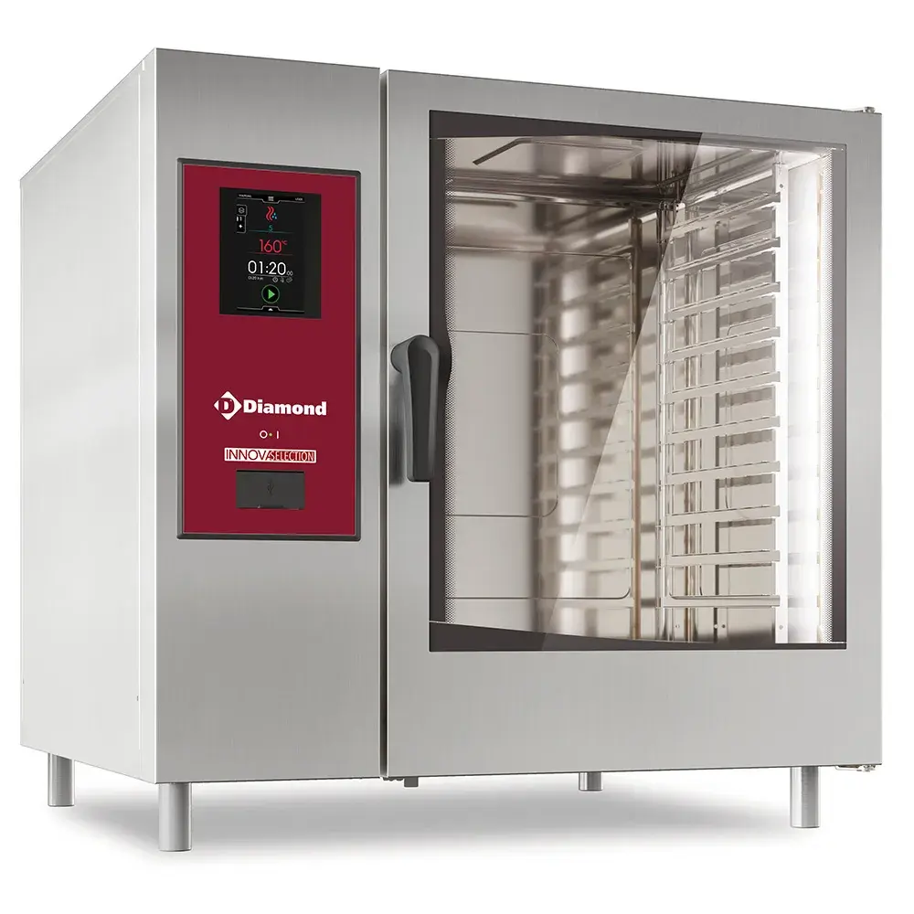 Electric oven "TOUCH" direct steam and convection 12xGN2/1+ Cleaning - Main Image