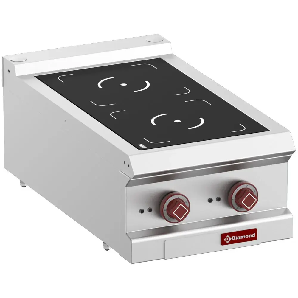 Elektrisch fornuis, 2 inductiezones - Top -