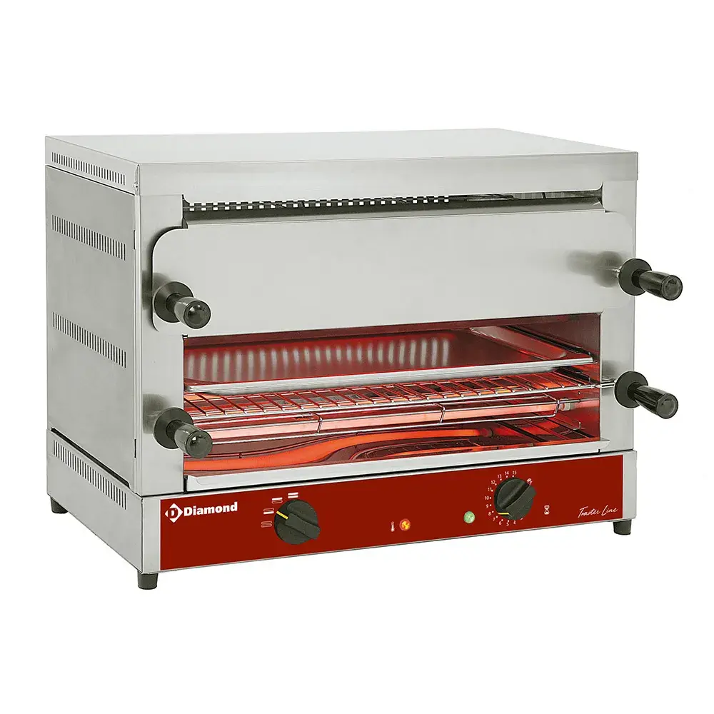 Electric toaster-salamander GN 1/1, 2 floors (520x320), "Quartz" - Main Image