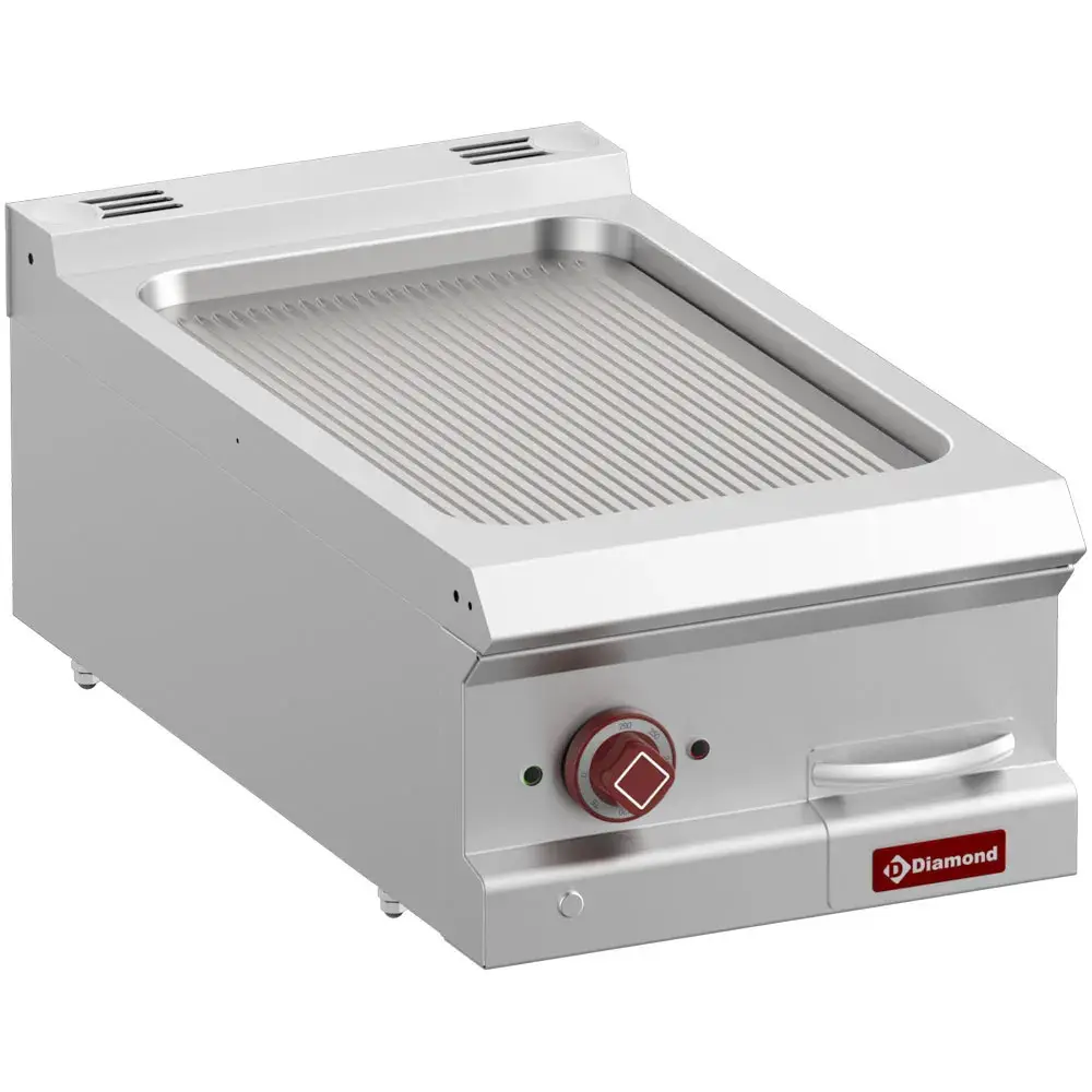 Elektrische bakplaat met geribde plaat, module 1/2 -Top- - Main Image