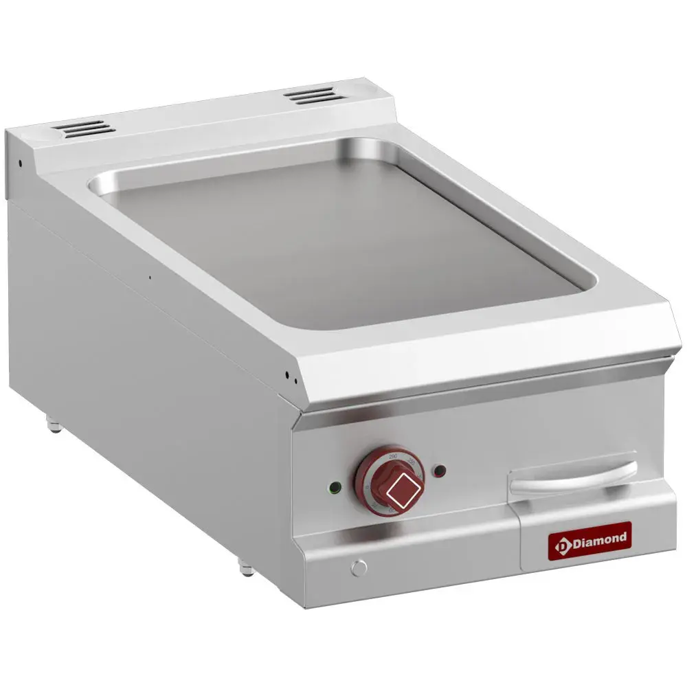 Elektrische bakplaat met vlakke plaat, module 1/2 -Top- - Main Image