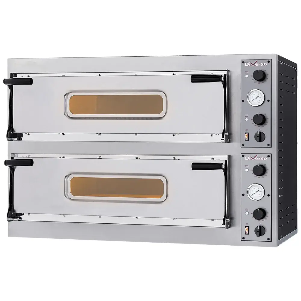 Elektrische oven 2x 2 pizza's diam. 350mm, 2 kamers - Main Image