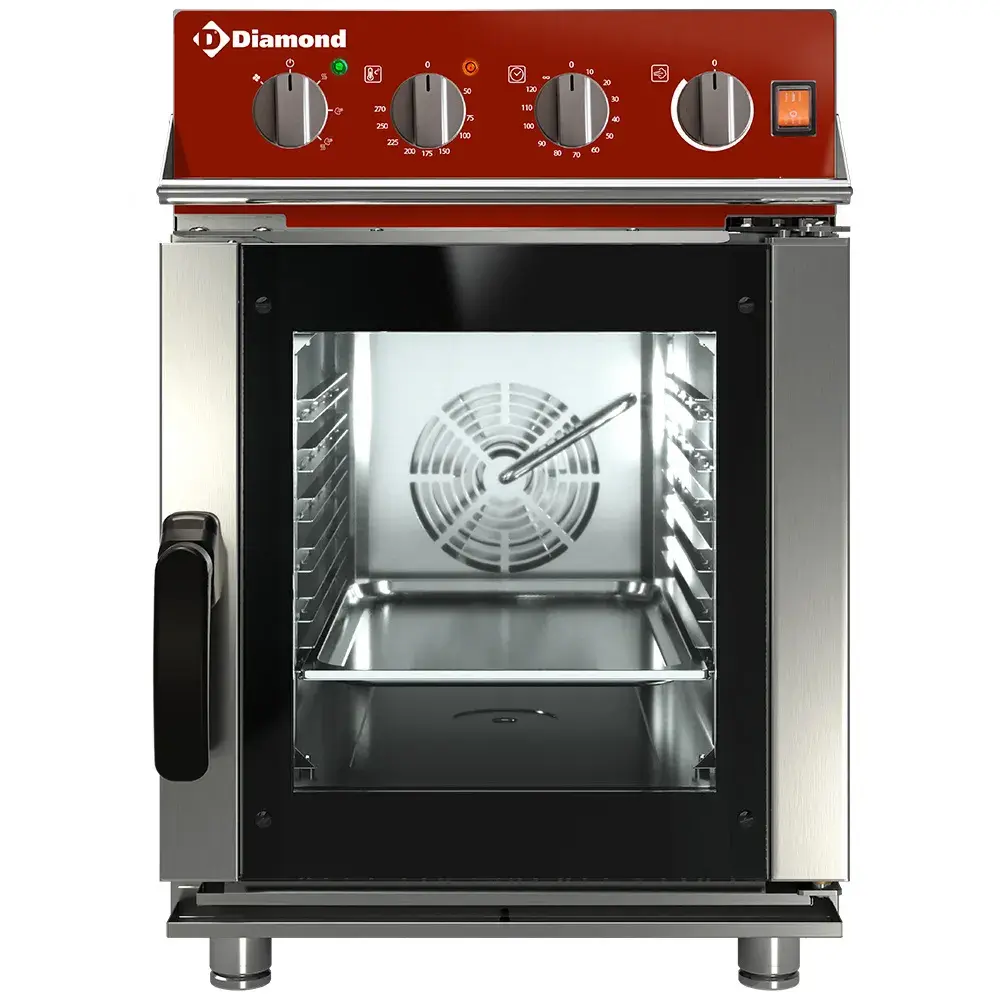 Elektrische oven stoom/convectieoven, 6x GN2/3 mechanisch