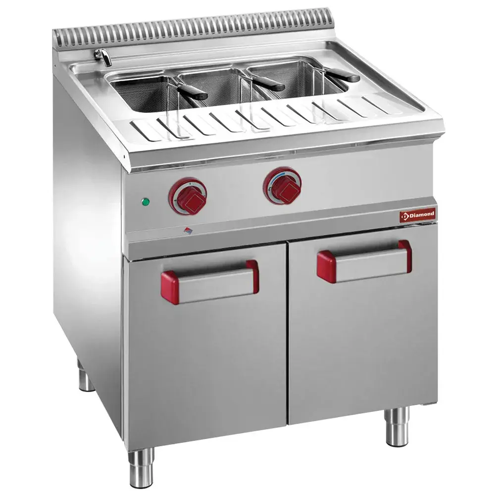 Elektrische pastakoker 1 kuip 40 liter (zonder manden), op kast - Main Image