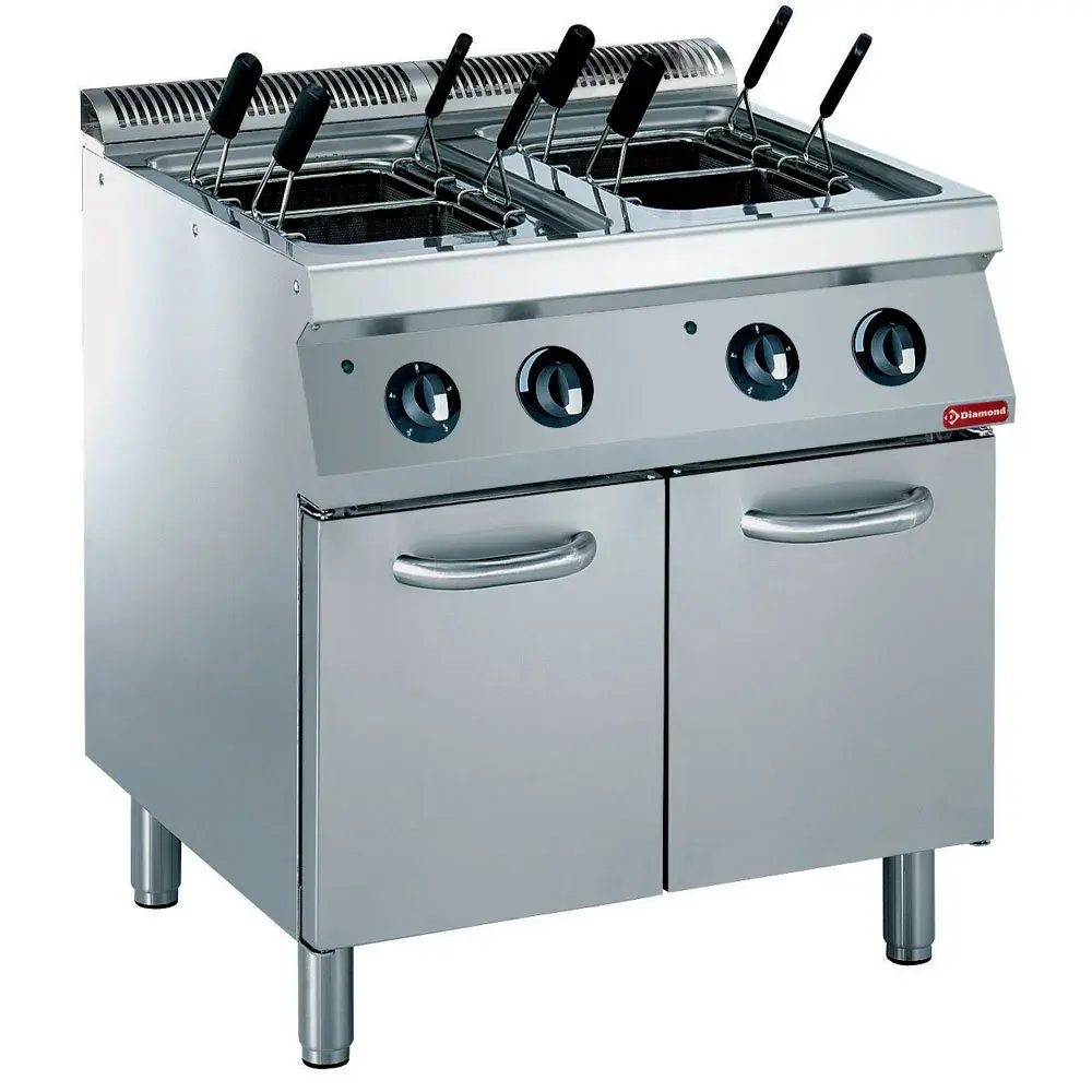 Elektrische pastakoker 2x 24,5 liter, op kast, zonder mand - Main Image