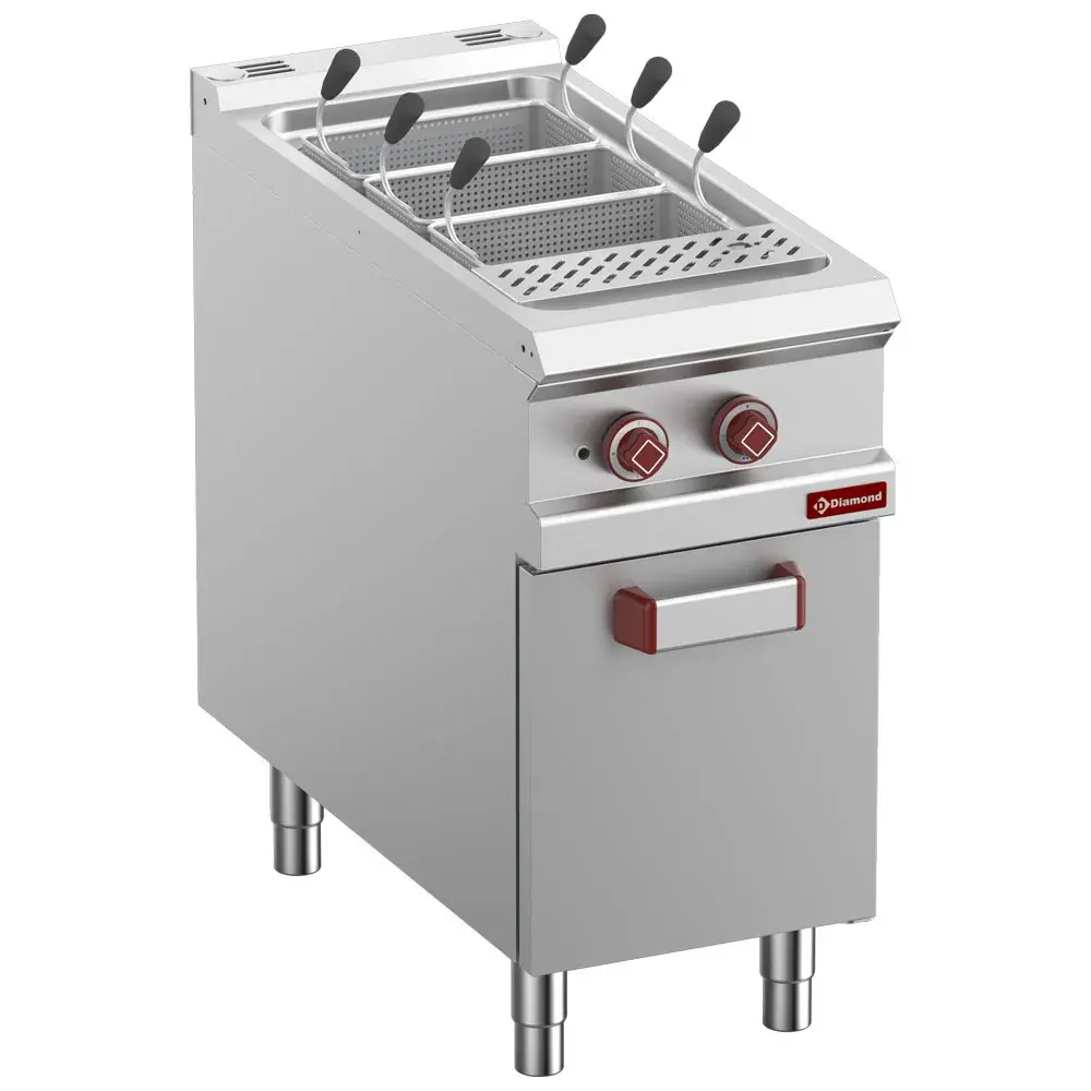 Elektrische pastakoker GN 1/1, inhoud 40 liter, op gesloten kast (zonder manden) - Main Image