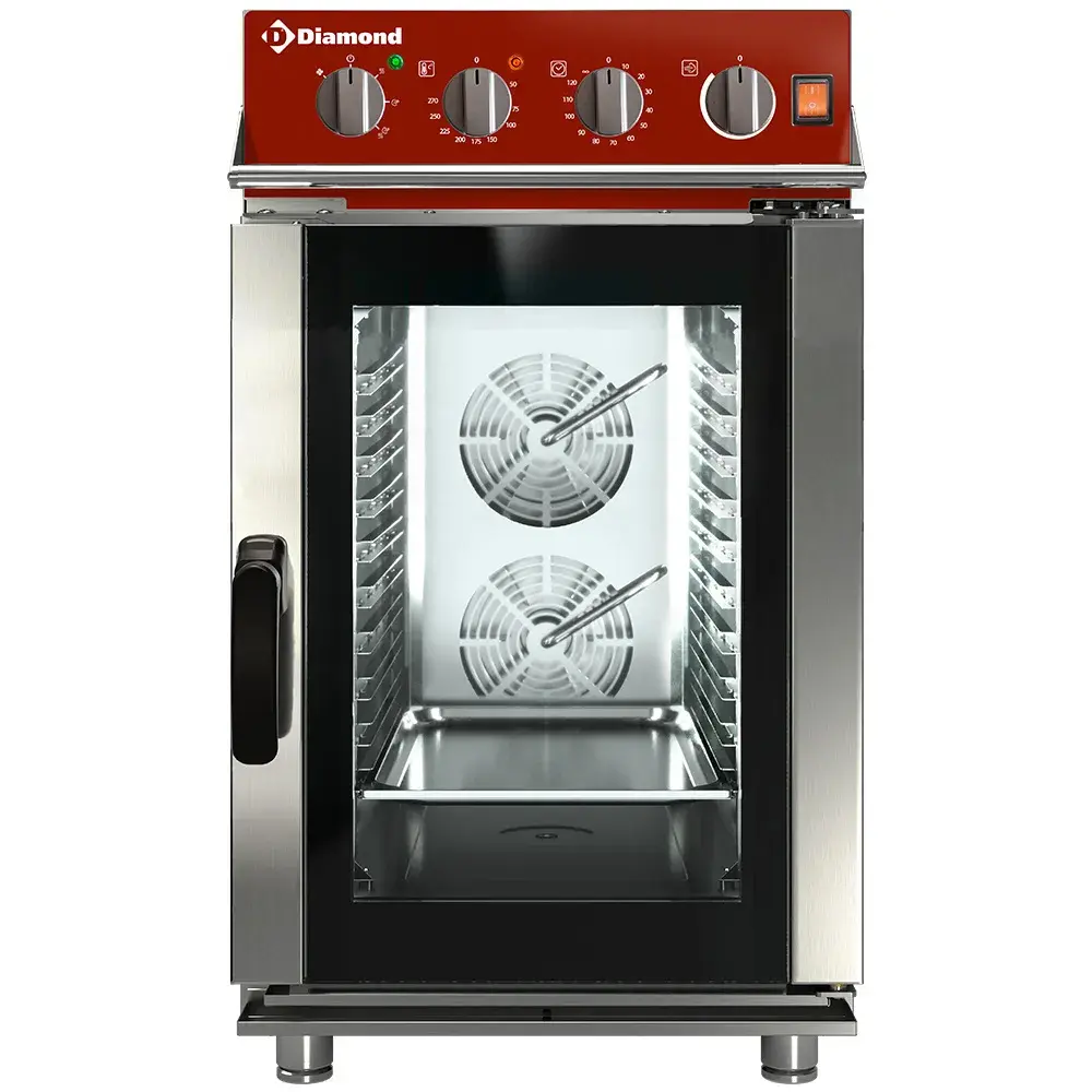 Elektrische stoom/convectieoven, 10x GN1/1 mechanisch
