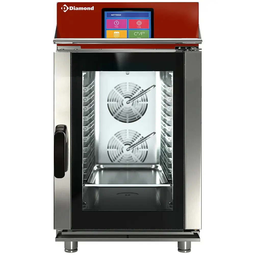 Elektrische stoom/convectieoven, 10x GN1/1 Touch Screen + Auto-Cleaning