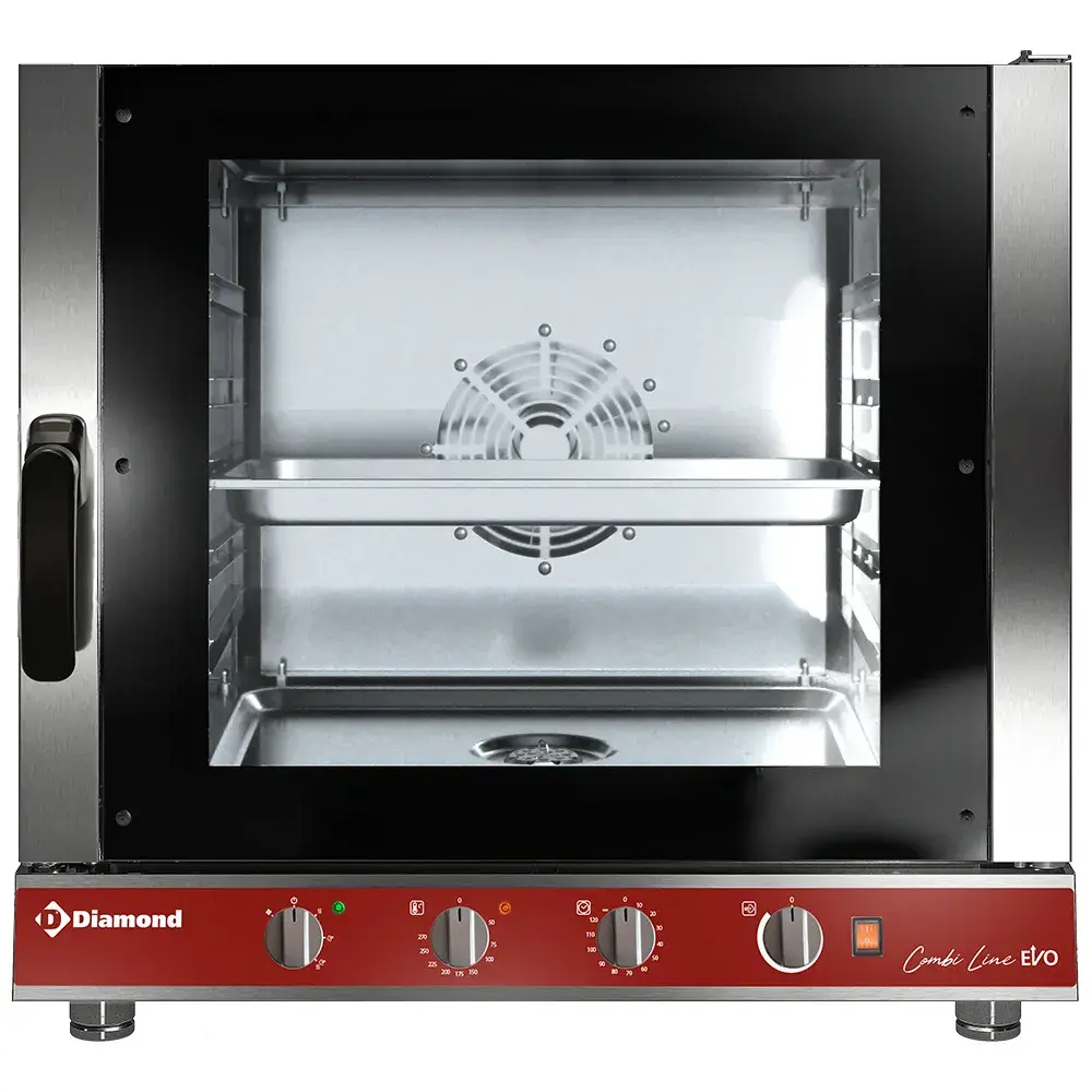 Elektrische stoom/convectieoven, 5x GN 1/1 mechanisch