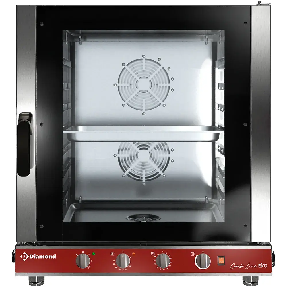 Elektrische stoom/convectieoven, 7x GN 1/1 mechanisch