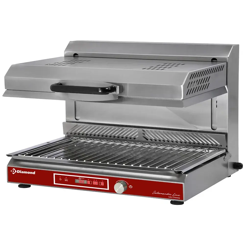 Elektronische glaskeramische salamander, mobiele bovenkant, 3 kookzones (digit) - Main Image