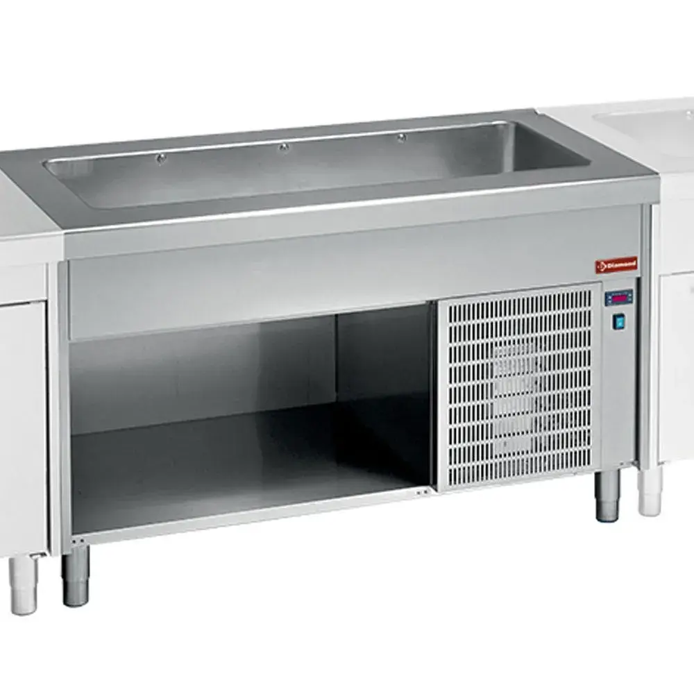 Element met gekoelde kuip op open kast 6x GN 1/1 - Main Image