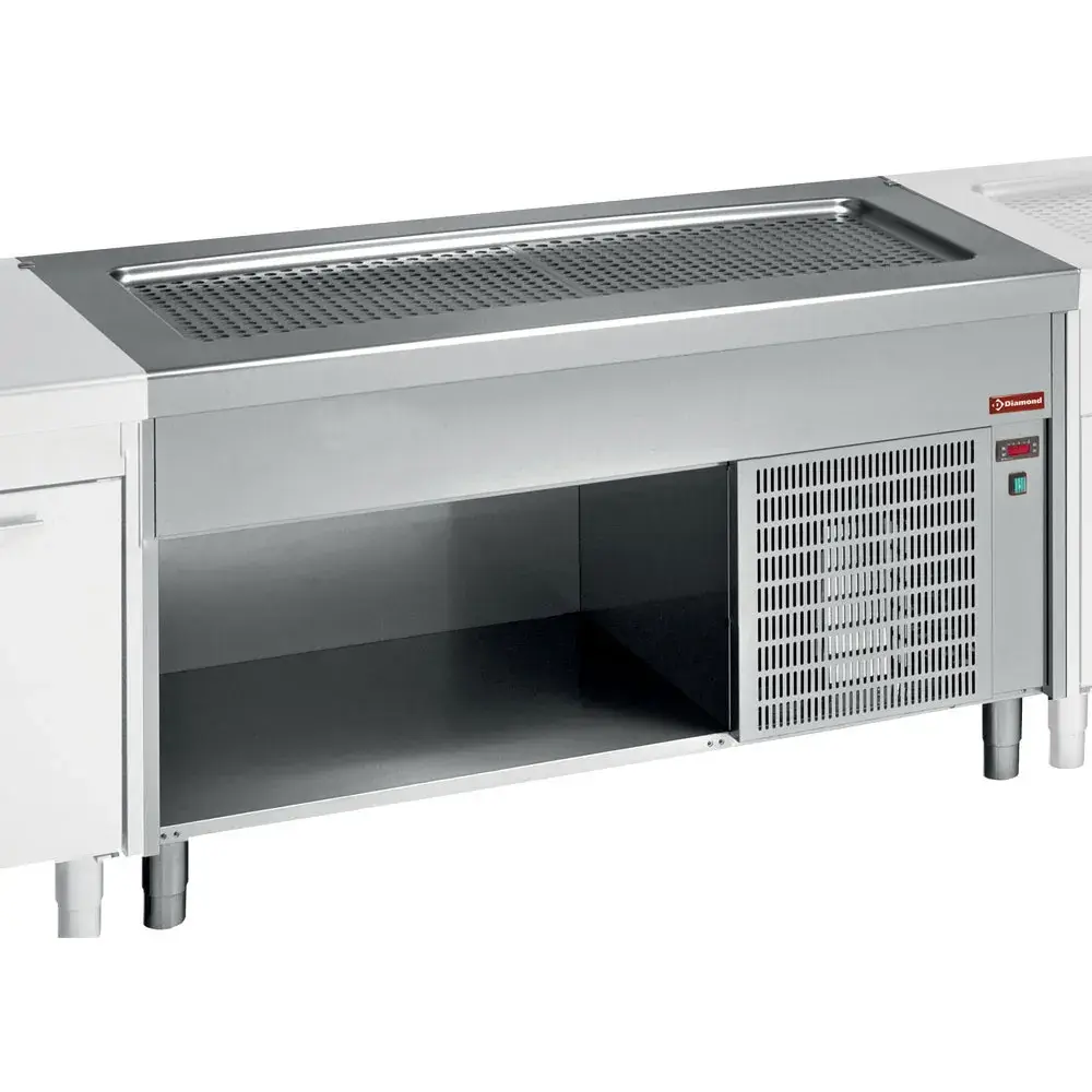 Element met ondiepe kuip op open kast 6x GN1/1 - Main Image