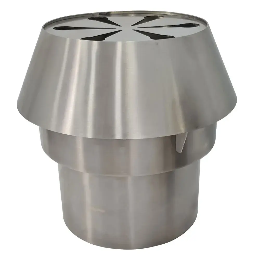 Firewall kit + roestvrijstalen schoorsteenkap (CBQ-120) - Main Image