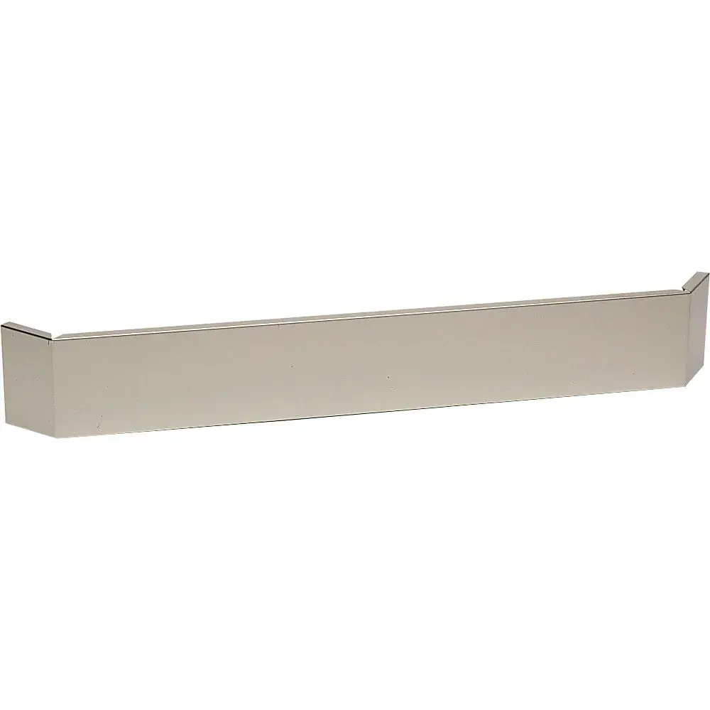 Frontale plint in R.V.S. extern hoekelement - Main Image