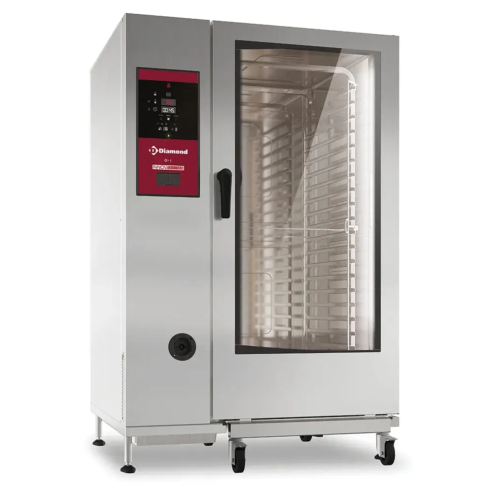 Gas oven direct steam and convection 20x GN2/1 with "automatic cleaning system" - Main Image