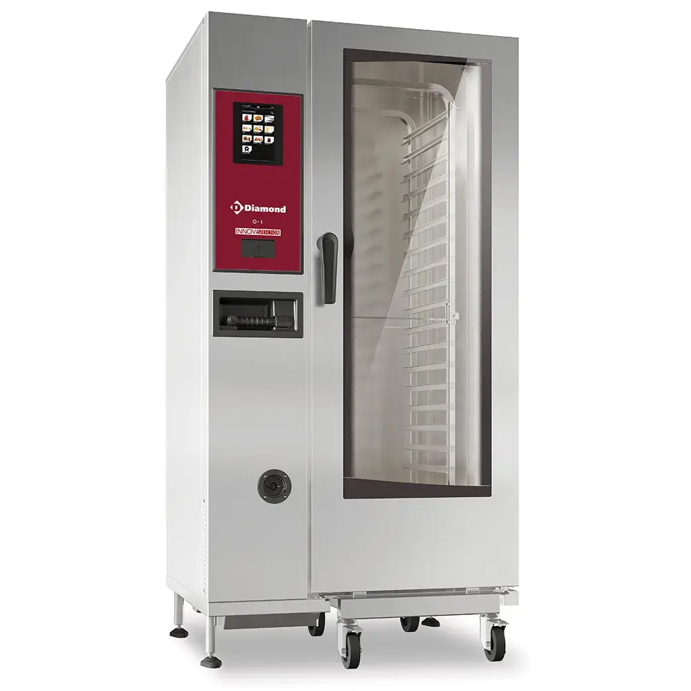 Gas oven "TOUCH" boiler steam and convection 20xGN1/1+ Cleaning - Main Image