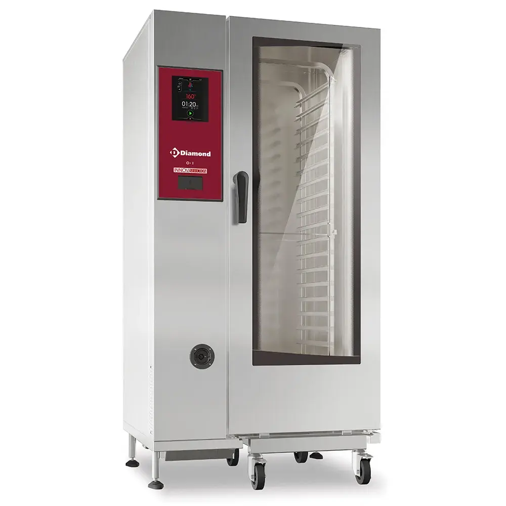 Gas oven "TOUCH" direct steam and convection 20xGN1/1+ Cleaning - Main Image