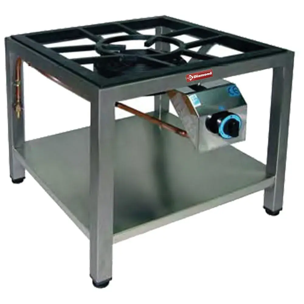Gasbrander paella, Ø 250 op onderstel (10 kW)