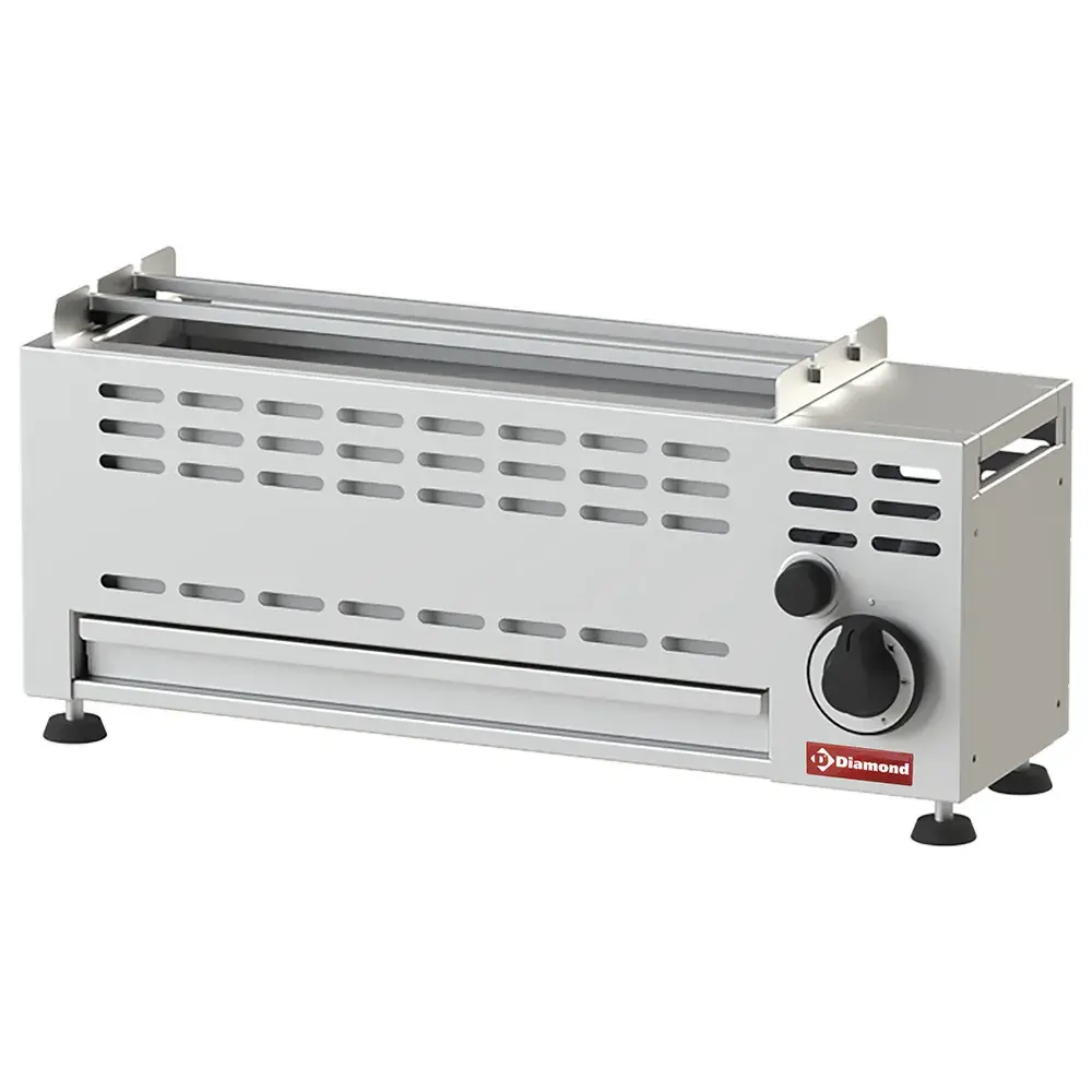 Gas skewer grill - 1 burner - 1 x7 KW - Main Image