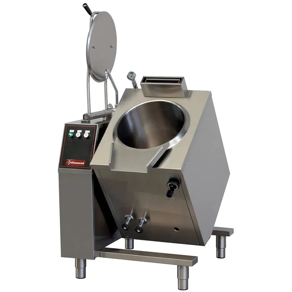 Gas Tilting Boiling pan, 50 liters, indirect heating - Main Image