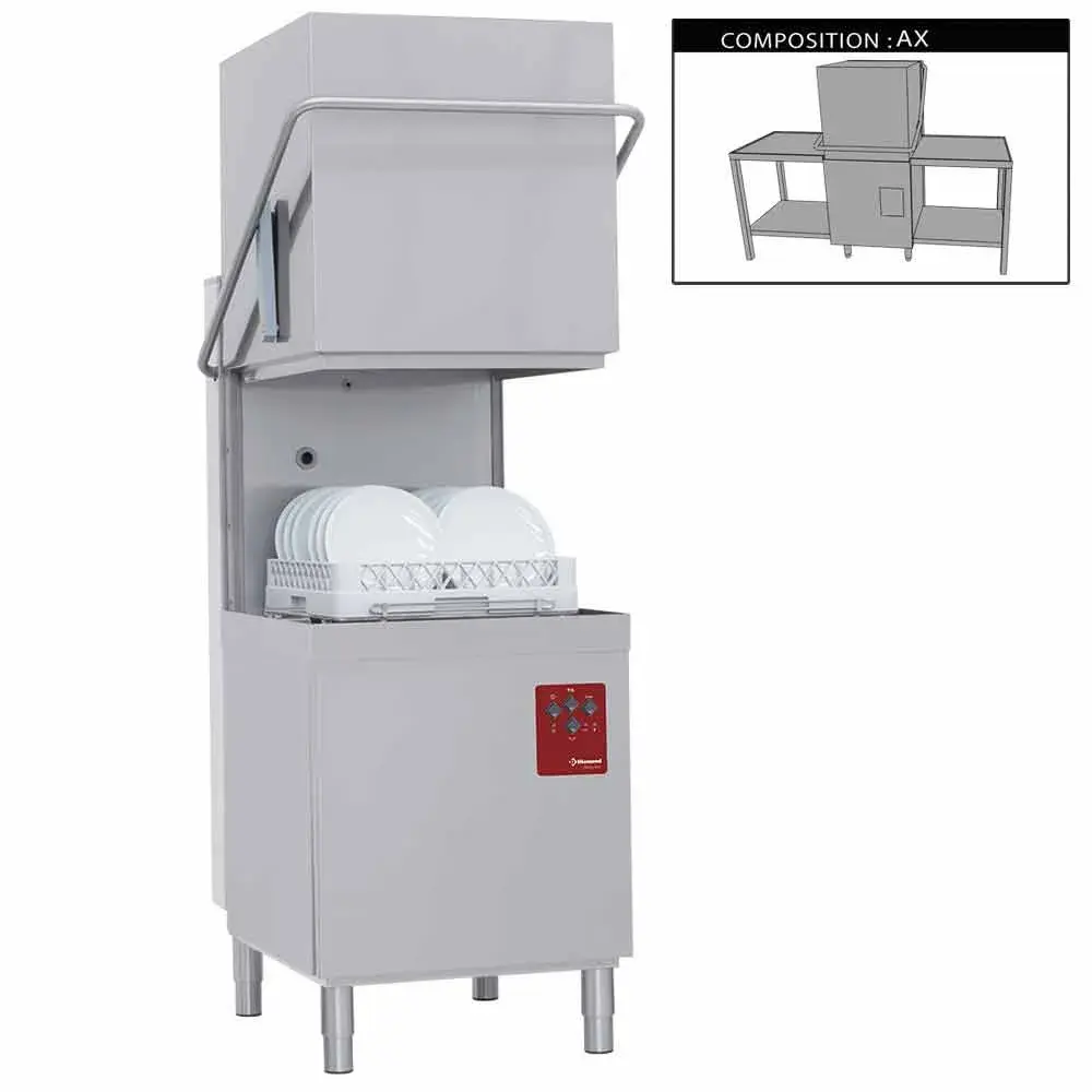Hood dishwasher complete, consisting of : - Main Image